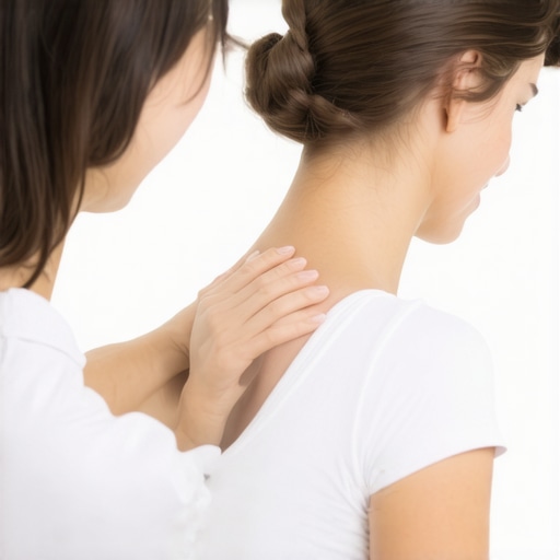 Advanced Neck Mobility Exercises with Chiropractic Care Person doing neck stretches with chiropractor in clinic setting