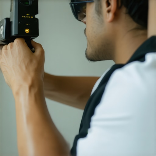 Neuromuscular Re-education in Action Person engaging in neuromuscular exercises using biofeedback