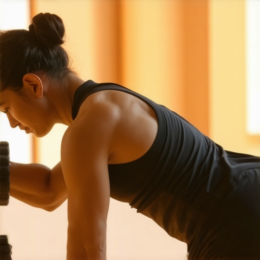 Effective Foam Rolling for Spinal Health Individual performing self-myofascial release with foam roller at home