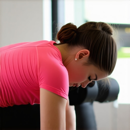 Person performing myofascial release with a foam roller to improve back flexibility.