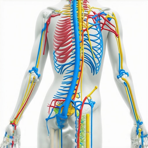 Deep Dive into Musculoskeletal Nuances Diagram showing neural and muscular connections illustrating complex causes of pain.
