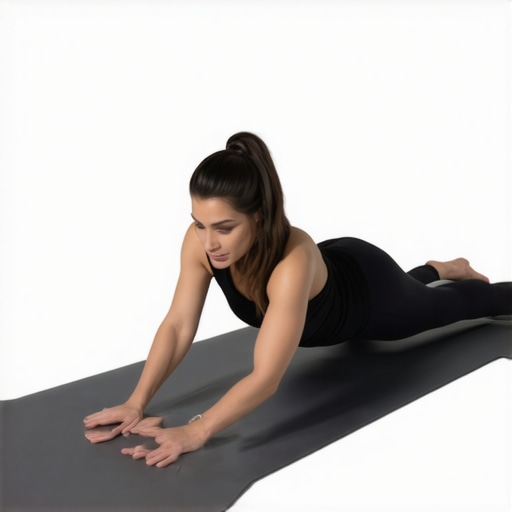 Person lying on back doing glute bridge to activate glutes.