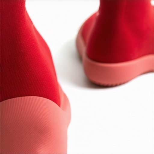 A pair of orthotic shoes with arch support emphasizing proper footwear