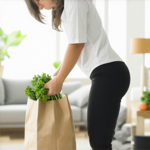 The 2-Minute Hip Hinge to Protect Your Spine While Lifting Groceries