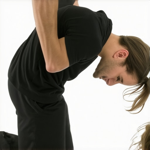 Chiropractic Mobility Session Chiropractor guiding client through mobility exercises for better squat form.