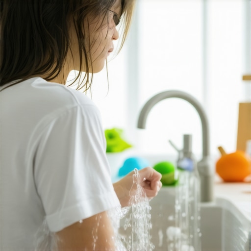 How to fix your posture while washing dishes at the sink