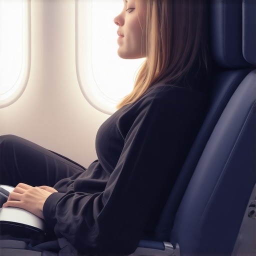 How to sit on an airplane to avoid back stiffness