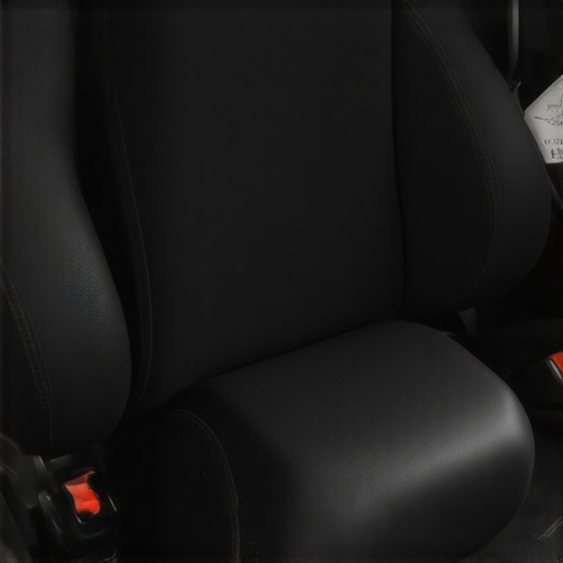 An ergonomic lumbar cushion correctly placed in a car seat to support the lower back.