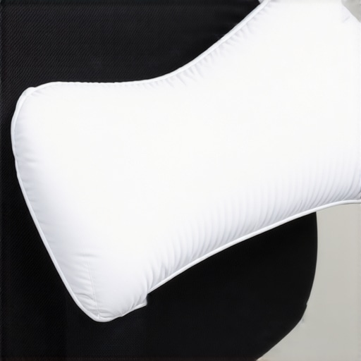 Supportive Lumbar Pillow for Back Health Ergonomic lumbar support pillow supporting the lower back on office chair