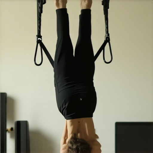 The 'Active Hang' for spinal decompression at home