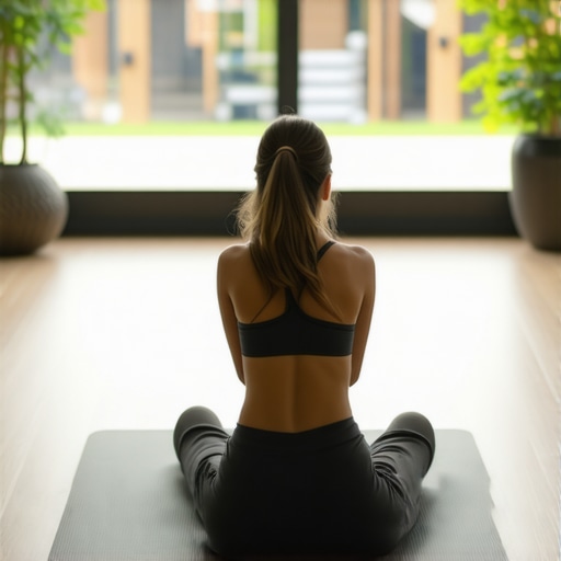 The 'Child's Pose' modification for sensitive knees and backs