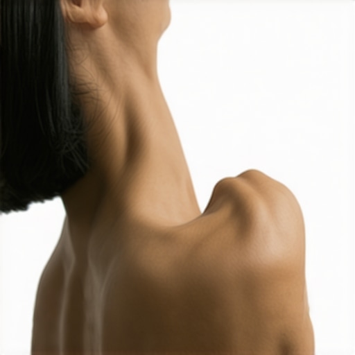 The 'Thread the Needle' move for neck and shoulder relief