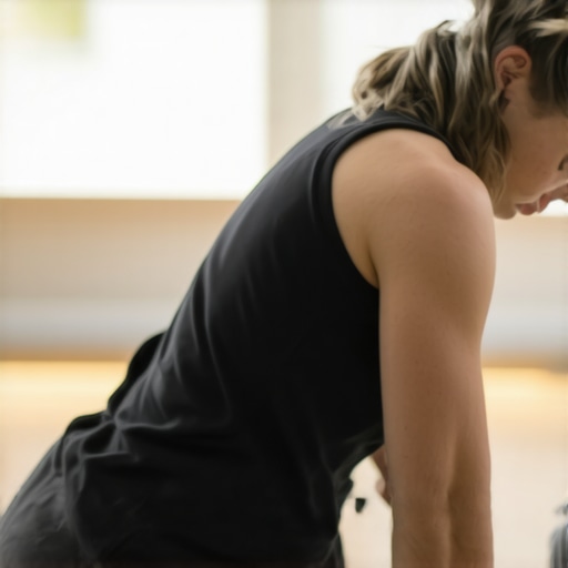 Using a Foam Roller for Back Mobility Individual rolling their lower back with a dense foam roller to improve flexibility and reduce tension.