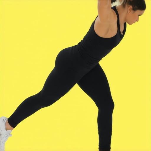 Person practicing mobility exercises with focus on stability and correct posture.