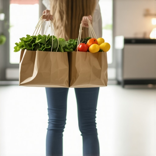 How to pick up your grocery bags to protect your spine