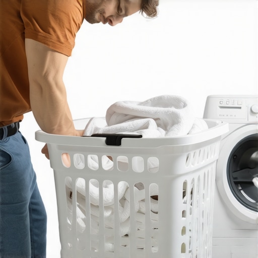 How to pick up your laundry basket without hurting your back