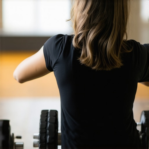 Self-Myofascial Release with Foam Roller Person rolling out their upper back with a foam roller in a gym