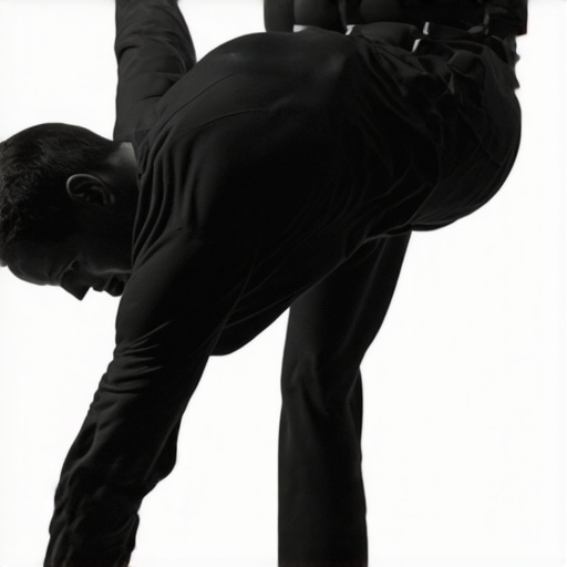 Person rolling out their back with a textured foam roller to relieve tension