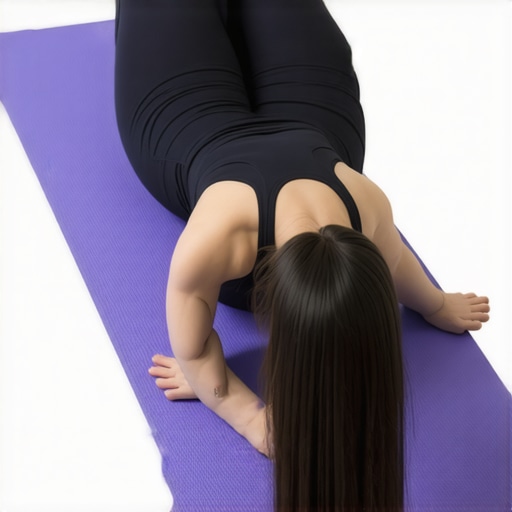 Core Stability Exercise for Spinal Health Person performing dead bug exercise for back pain relief and stability