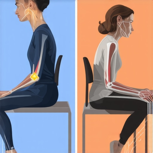 Dynamic Alignment vs Rigid Posture Diagram comparing rigid military posture with healthy dynamic spinal movement