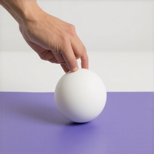 A lacrosse ball and psoas release tool used for maintaining pelvic alignment and relieving back pain.