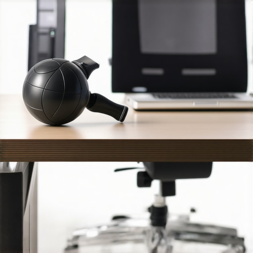 Lacrosse ball and massage gun for back pain relief