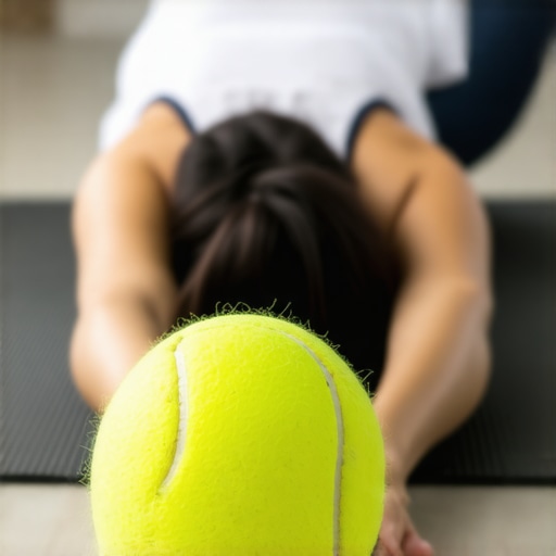 How to Use a Tennis Ball to Melt Away Mid-Back Knots