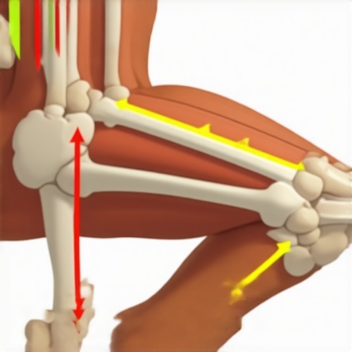 Diagram showing how foot and pelvic alignment impacts neck tension.