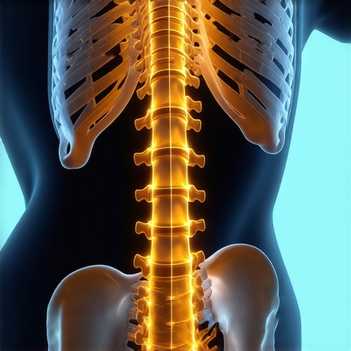 Diagram illustrating how pelvic misalignment causes upper back and neck tension.