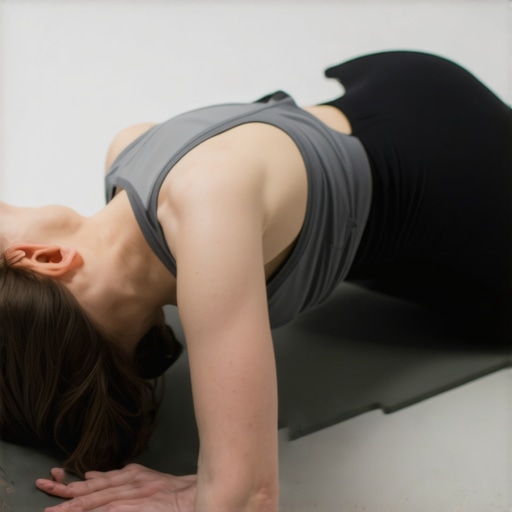 Mastering the Clamshell Exercise for Hip Stability Close up of a person doing a side-lying clamshell exercise to activate the gluteus medius muscle for back support.