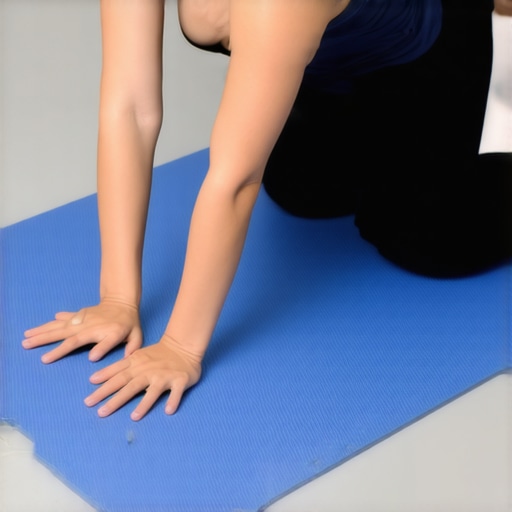 Proper form for a dead bug exercise to stabilize the lower back.