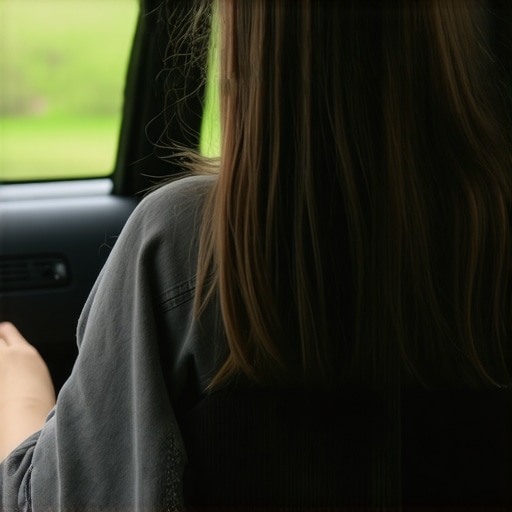 Optimizing Car Ergonomics for Neck Health Driver using a DIY lumbar towel roll to support the spine and reduce neck clicking.