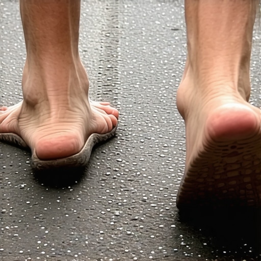 Proper Foot Alignment for Spinal Health Minimalist shoes demonstrating proper foot mechanics for back pain prevention