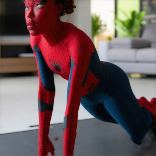 Spider-Man Stretch for Hip Mobility A person demonstrating the Spider-Man stretch to relieve hip tightness and lower back pain.