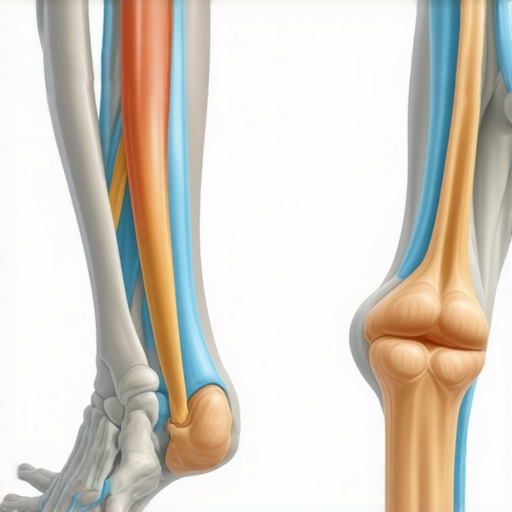 The Human Kinetic Chain and Spinal Alignment Anatomical diagram illustrating how foot mechanics impact the alignment of the thoracic spine and neck.
