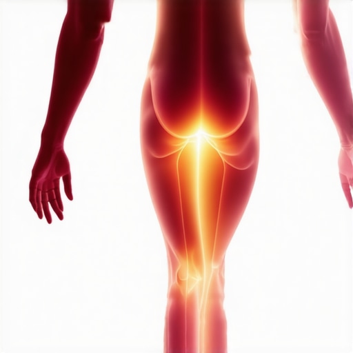 Diagram showing how foot and pelvic alignment affects neck and shoulder tension.