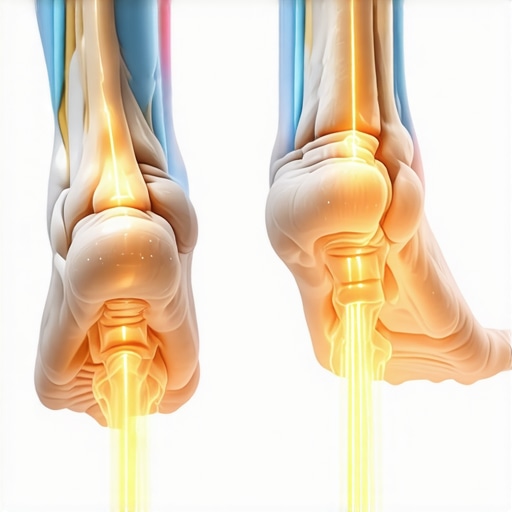 The Kinetic Chain Connection Between Feet and Neck Anatomical diagram showing how foot alignment affects neck and shoulder posture.