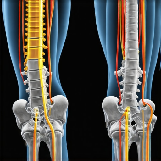 The Kinetic Chain from Feet to Neck Medical diagram illustrating how foot stability affects neck tension and spinal alignment.