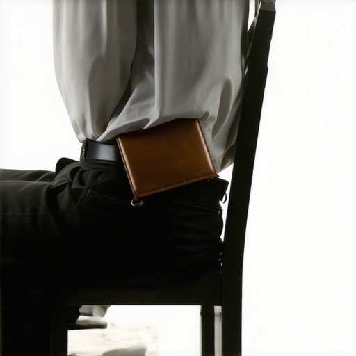 The danger of sitting with a wallet in your back pocket