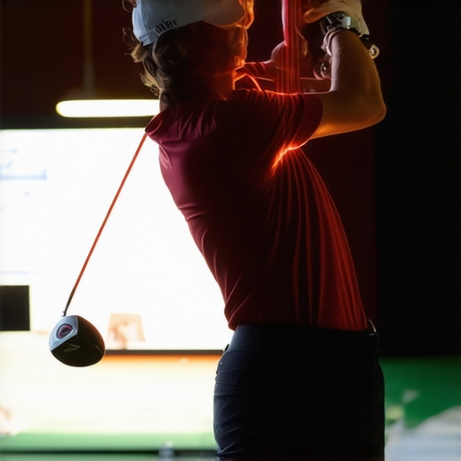 The hidden reason your indoor golf simulator practice is causing a mid-back pinch