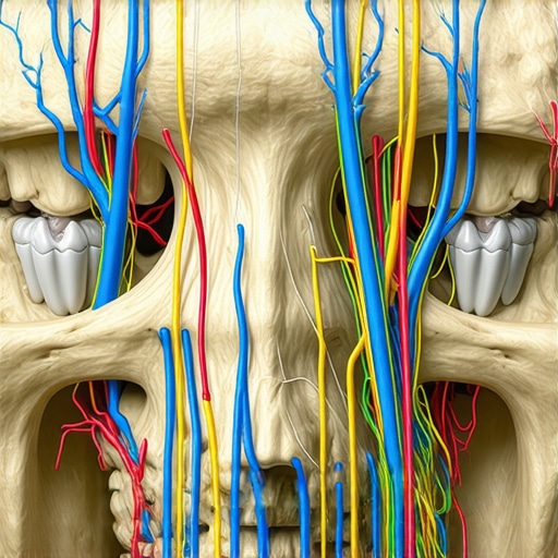 The kinetic chain connection between jaw and pelvis Diagram illustrating how jaw tension affects spinal alignment and hip mobility